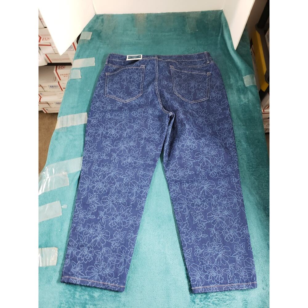 Charter Club Jeans Size 14 Womens Blue Mid Rise Pants Ladies Bristol Capri NWT - Picture 14 of 16